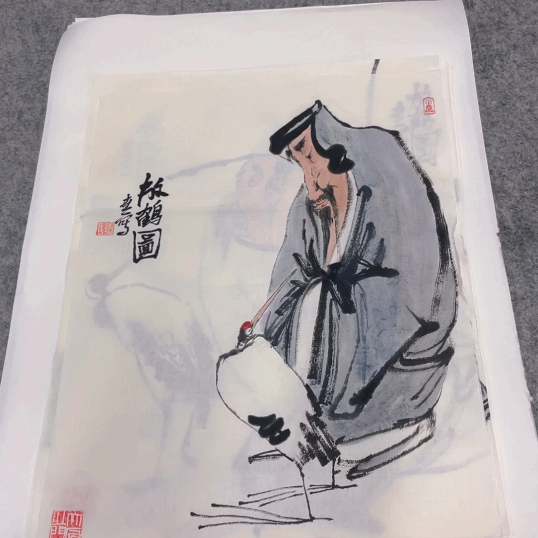 国画1.4平尺纯手绘国画作品