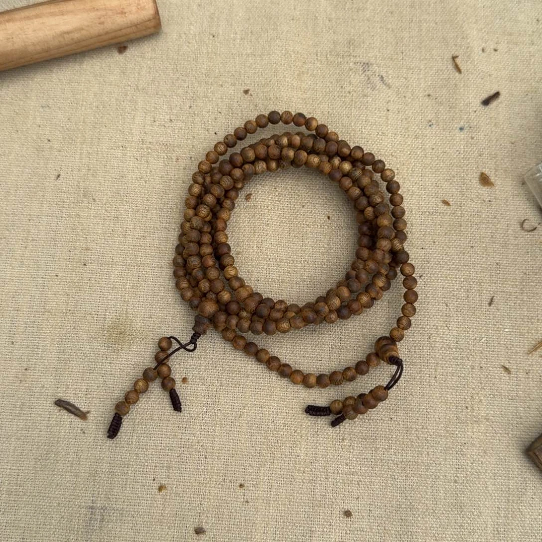 沉香手串绿奇楠多圈约0.5多样性发一条