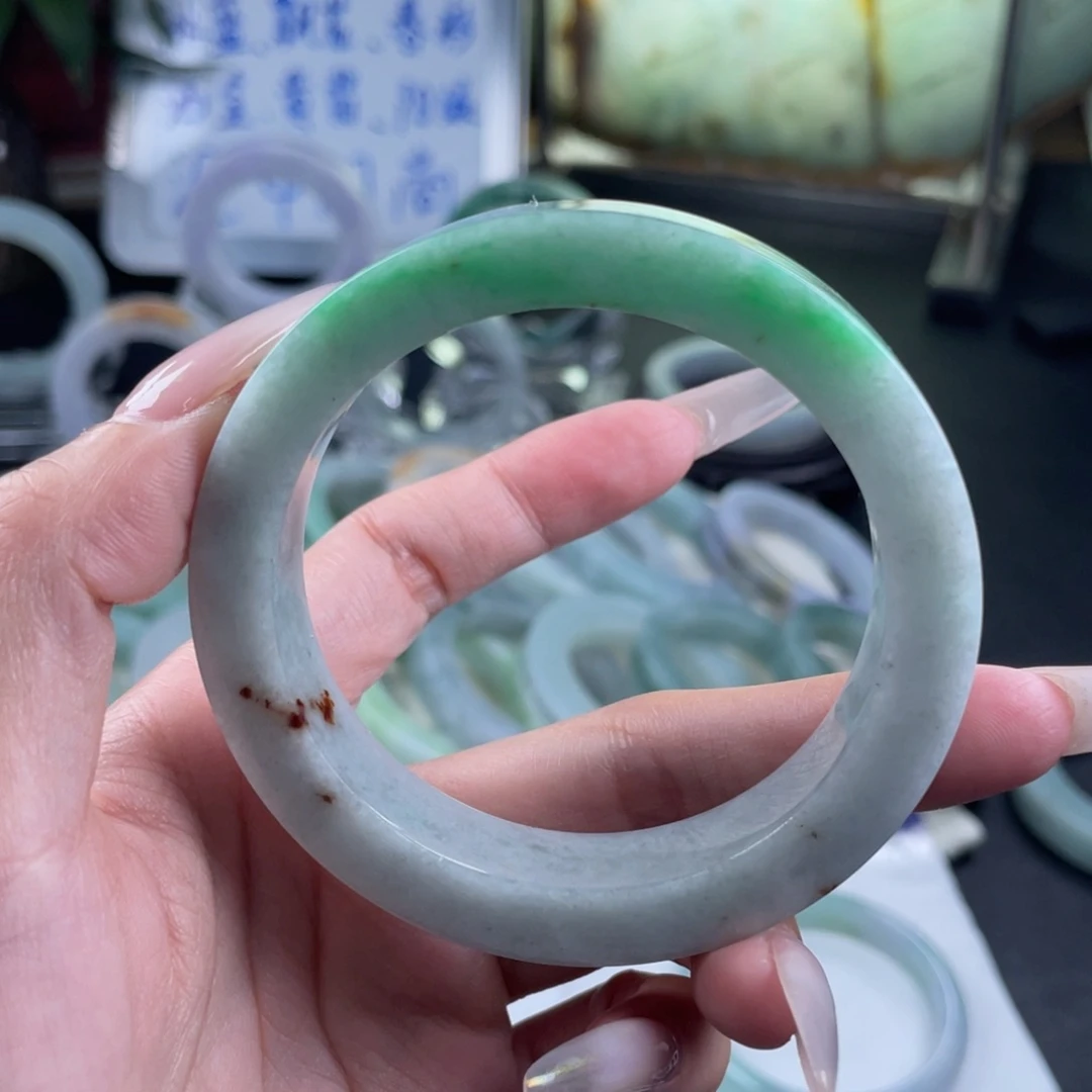 定制翡翠未镶嵌正圈纹裂漏