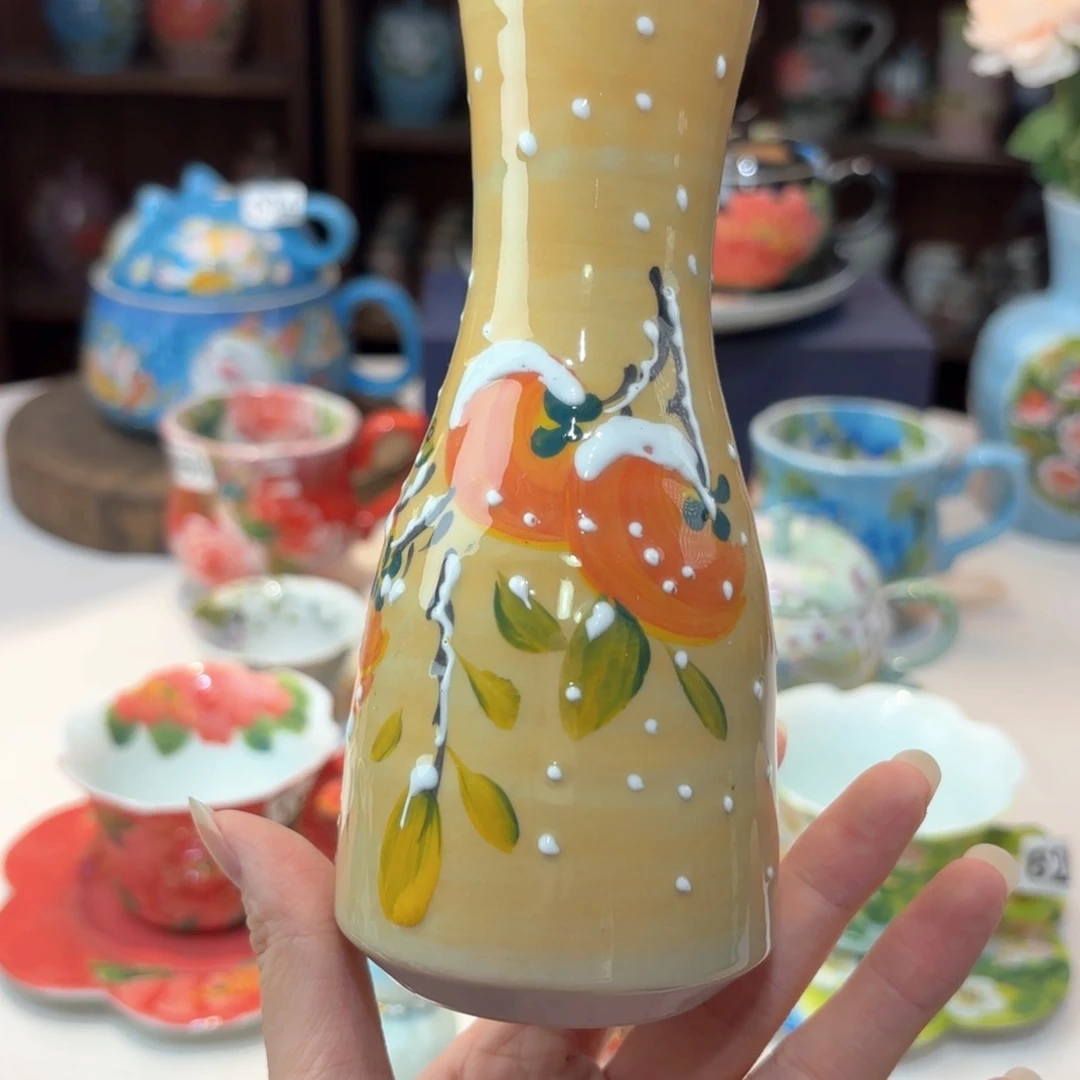 景德镇手绘高温釉下彩陶瓷茶具