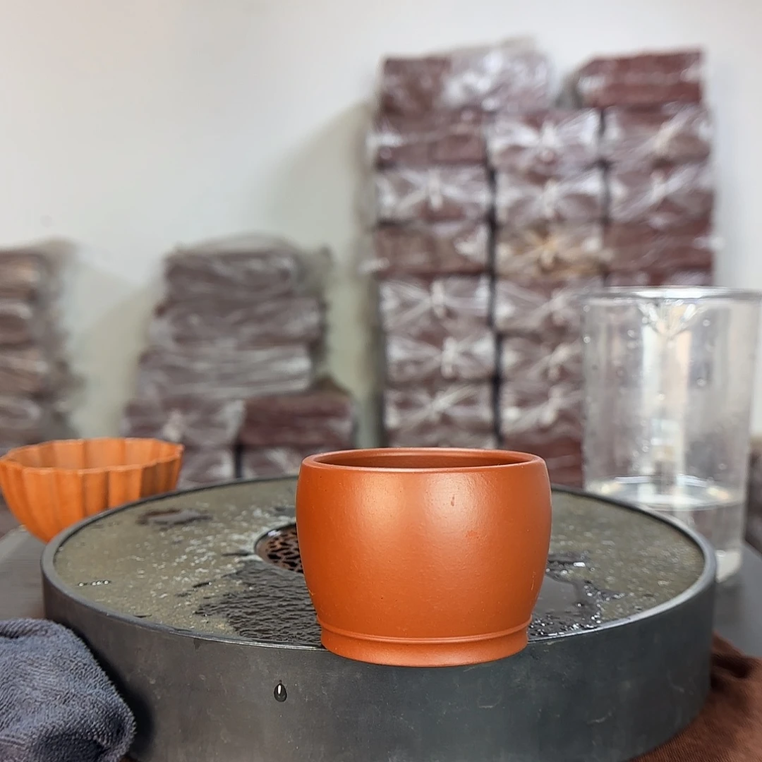 紫砂茶壶原矿紫砂泥料100cc