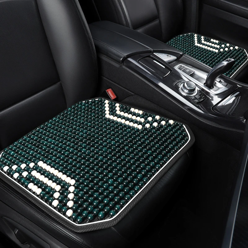 通用汽车座垫凉垫夏季单片货车轿车座椅垫车垫子通风透气龙骨木珠