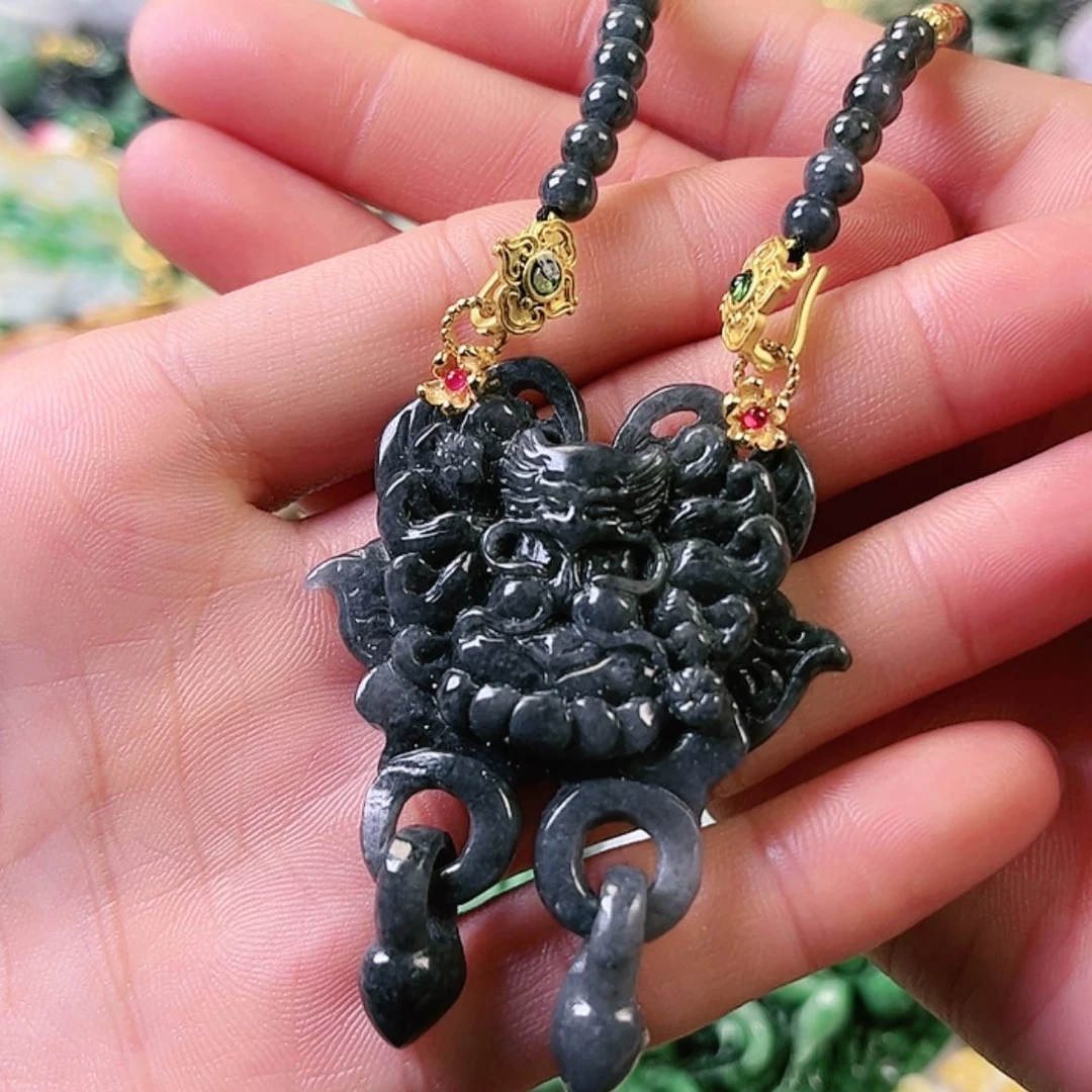 【闪购商品】翡翠颈饰未镶嵌挂件