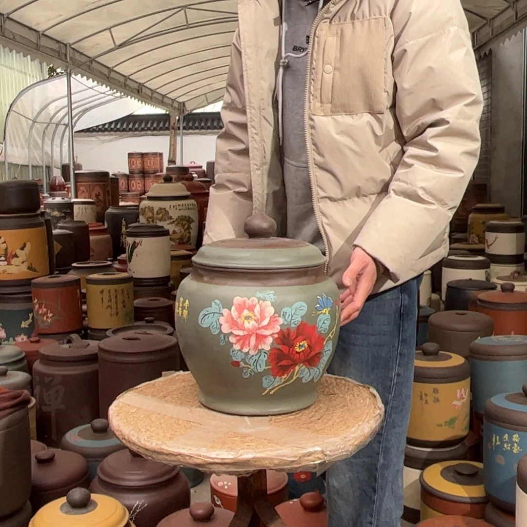 紫砂茶叶罐10 饼茶叶罐