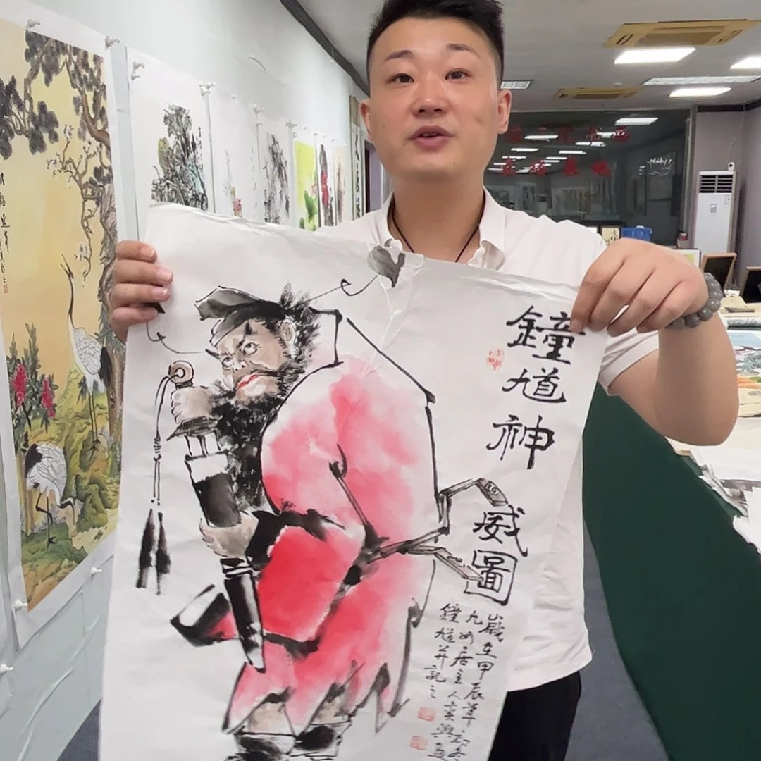 国画国画作品宣纸纯手绘