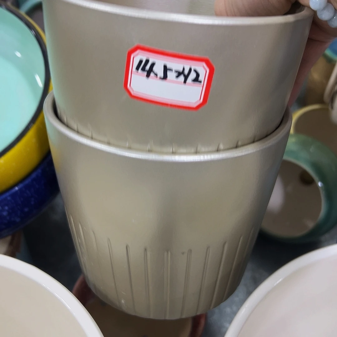 外贸尾单陶瓷花盆凑单10米啊包邮