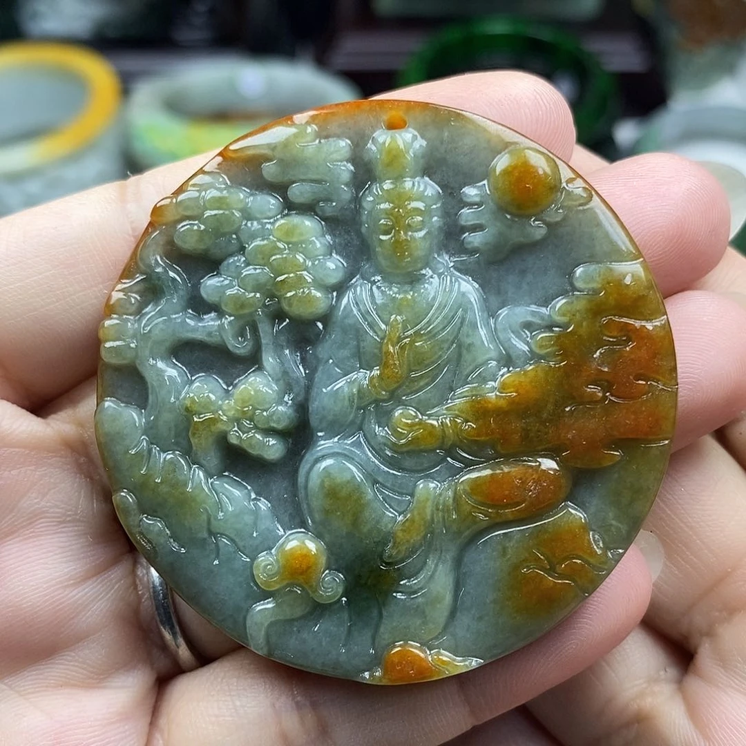 颈饰未镶嵌翡翠牌子