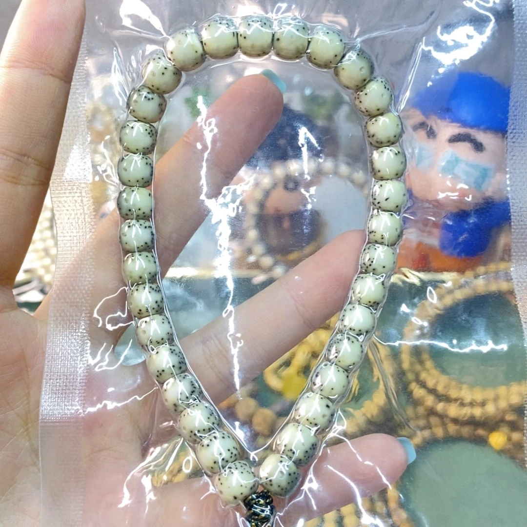 手串星月菩提石玉通体手持