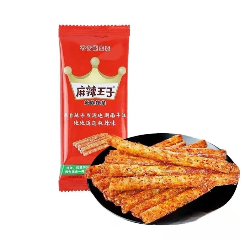 麻辣王子微麻微辣辣条地道辣条18g/袋辣条