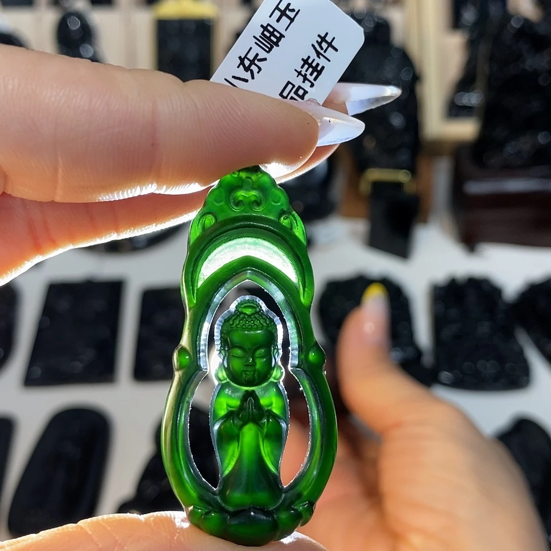 岫玉未镶嵌纯天然岫玉颈饰