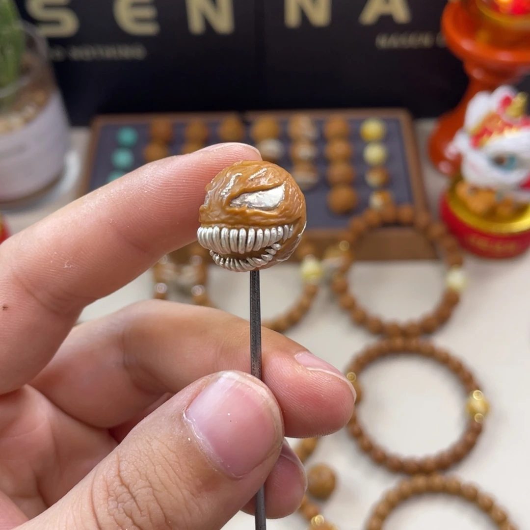 吊坠桃核我***的毒液单颗