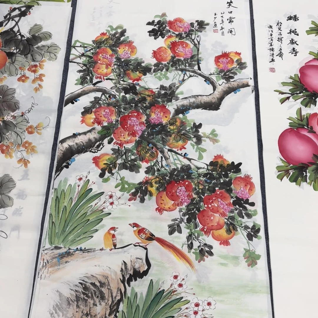 葫***弟国画140×70手绘画画画