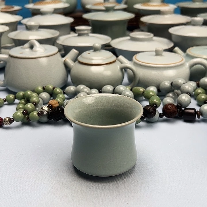 杯仿古釉马蹄杯原矿原釉原产地