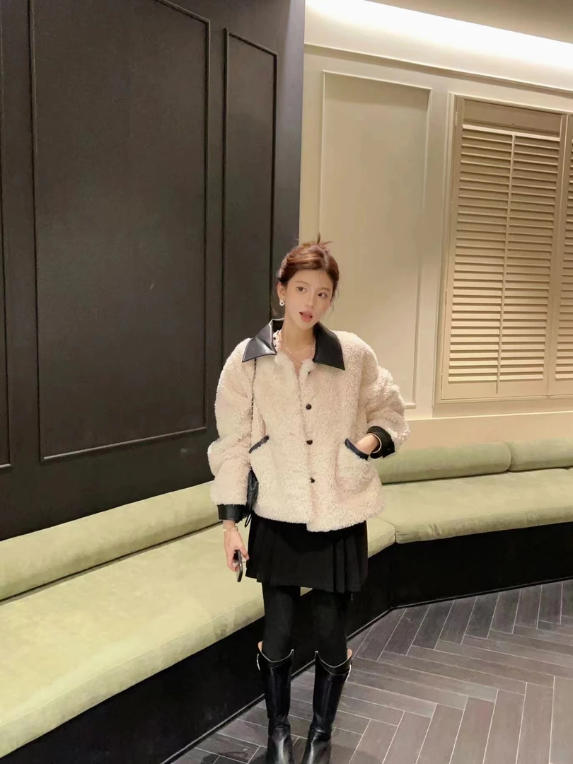 【芝士Cheese】温斯顿纪事 宽松加厚糕糕毛休闲慵懒感保暖厚外套