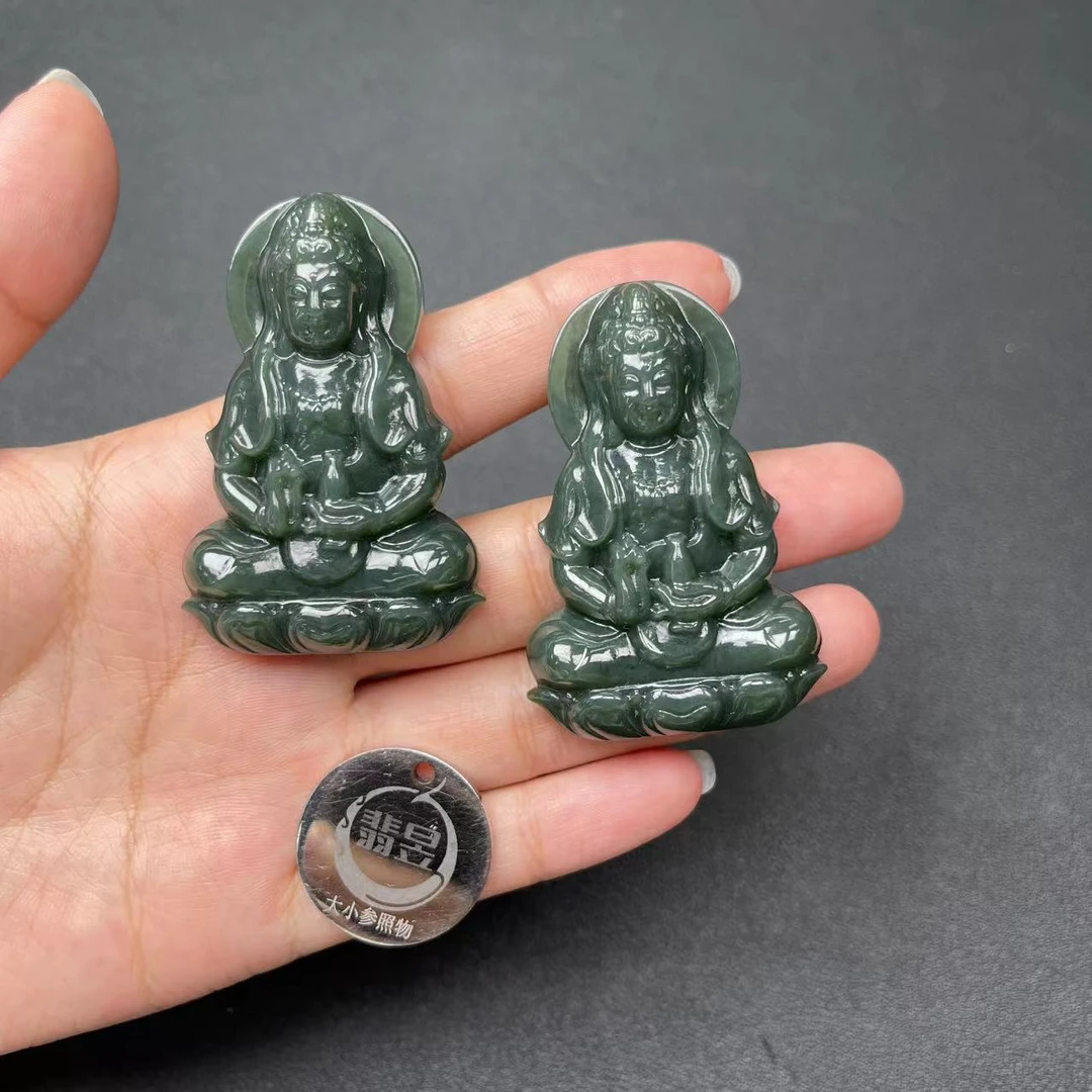 翡昱-SH20-36446-和田玉吊坠绑绳-多样性发其一-D