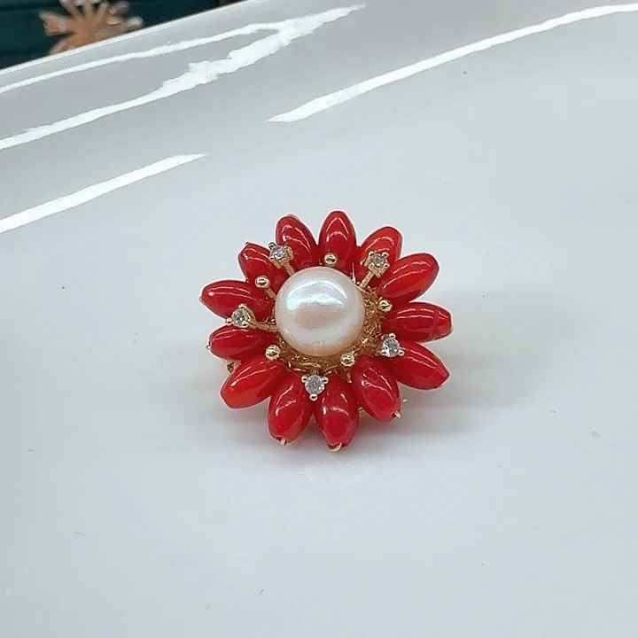 淡水珍珠未镶嵌胸饰