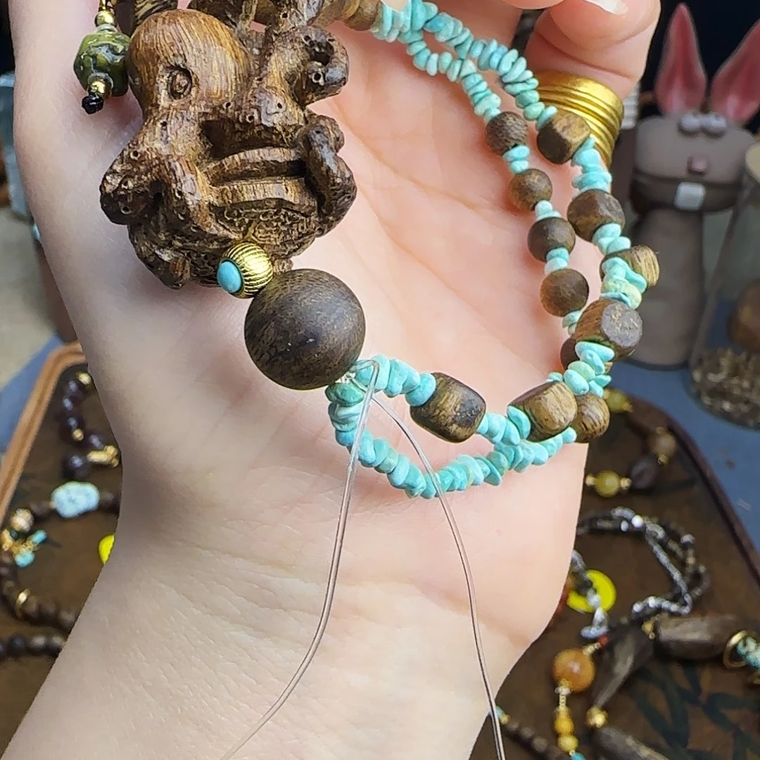 神***妞手串金刚菩提金刚小鱼