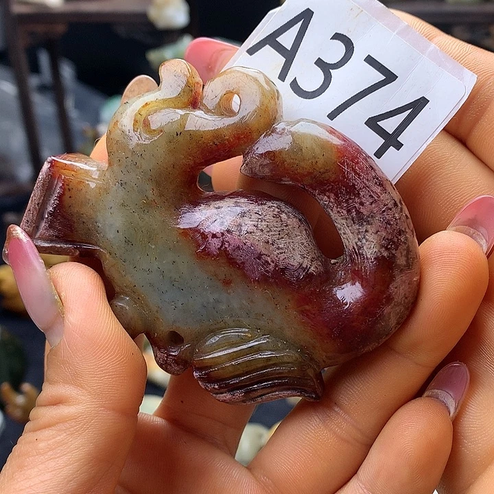 和田玉未镶嵌车挂