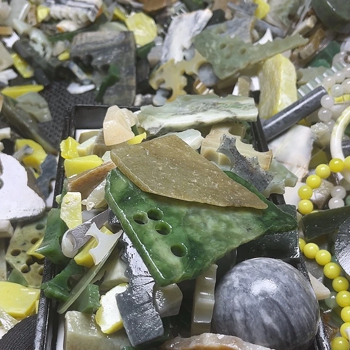 和田玉未镶嵌珠宝奇石微***末