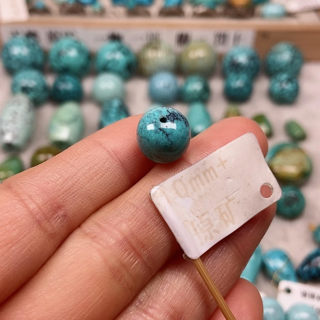 未镶嵌绿松石珠宝半成品