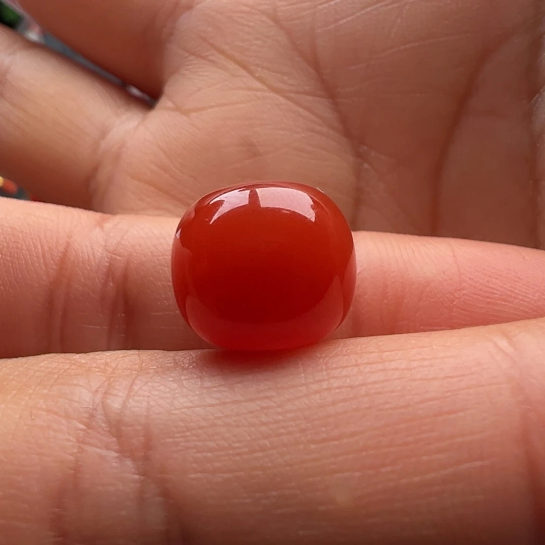 李***李南红玛瑙未镶嵌老型12.1x10.8