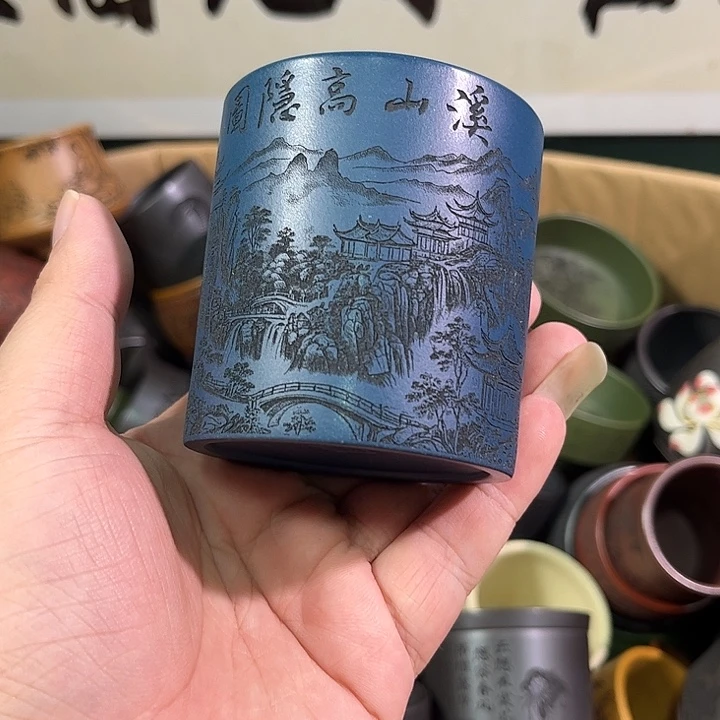 茶杯紫砂全手工紫砂主人杯