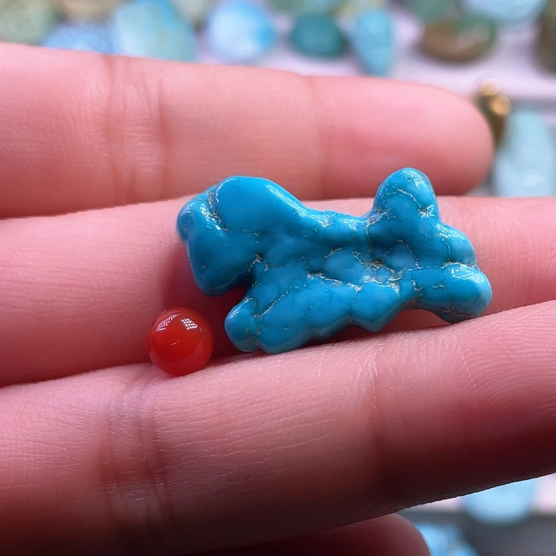 南红玛瑙未镶嵌颈饰睡***睡