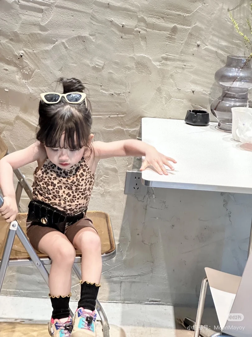 豹纹控看过来千禧辣妹套装