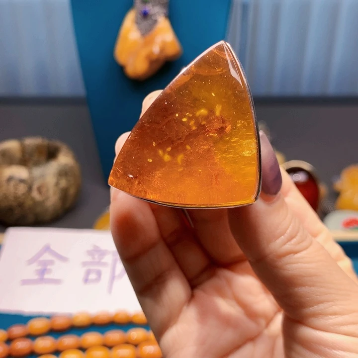手链琥珀未镶嵌波兰设计款琥珀蜜蜡