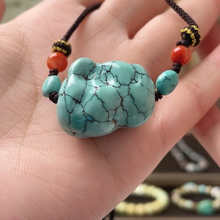 未镶嵌绿松石珠宝奇石