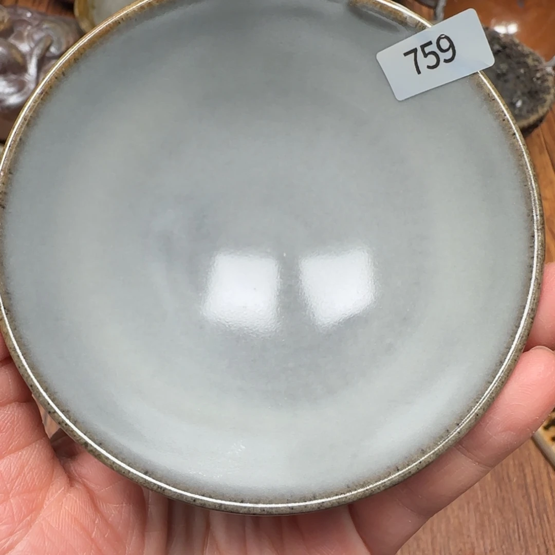 柴烧建盏茶盏茶杯759