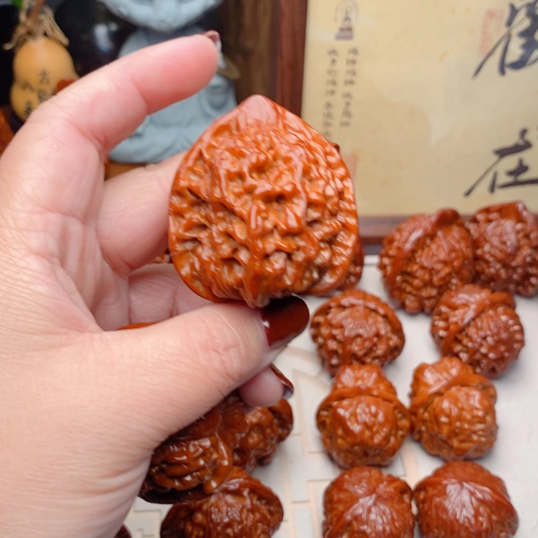 吊坠文玩核桃大*官帽