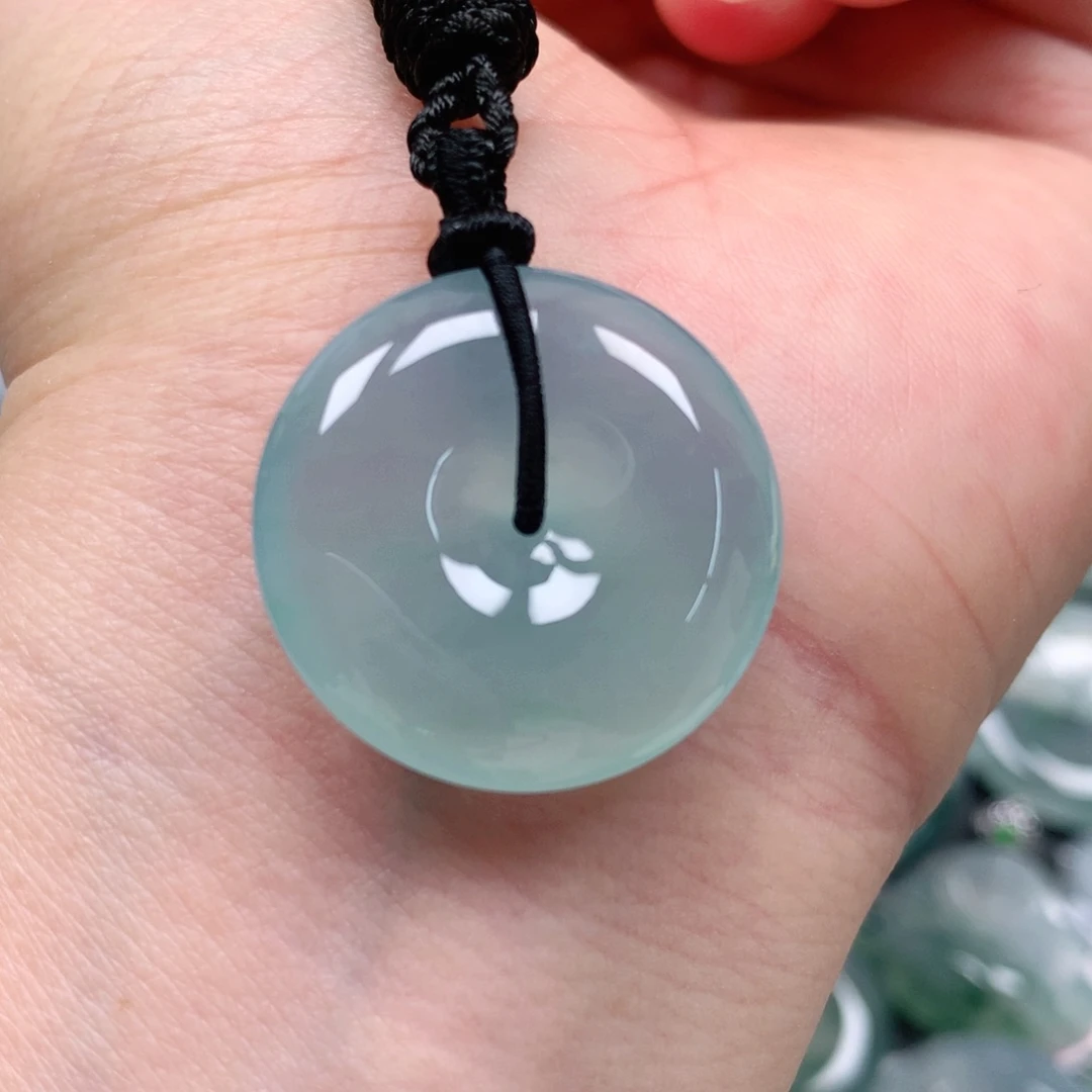 颈饰未镶嵌翡翠天然翡翠