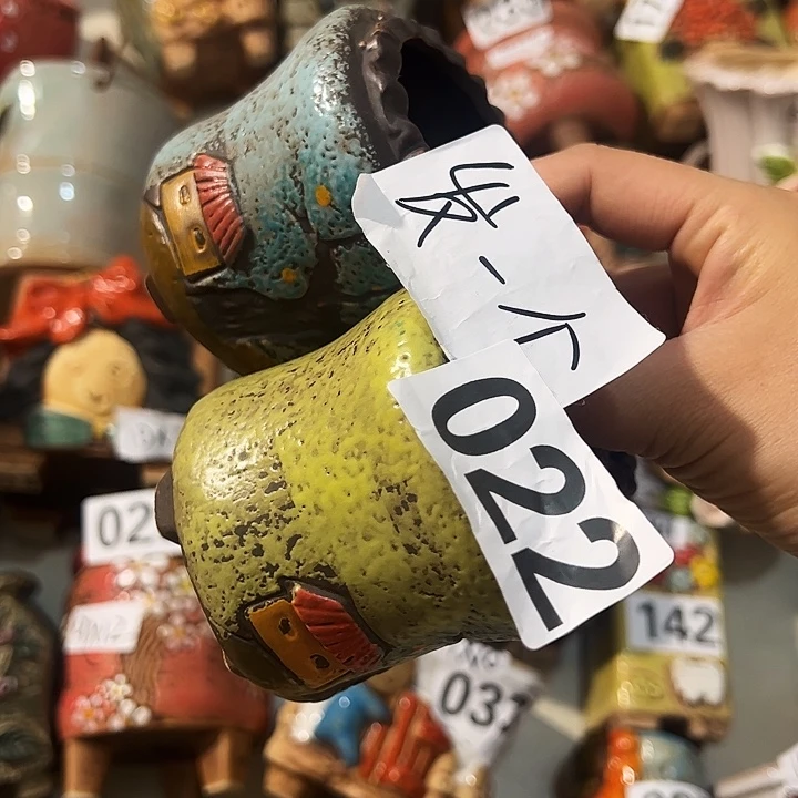 陶瓷多肉花盆满15包邮