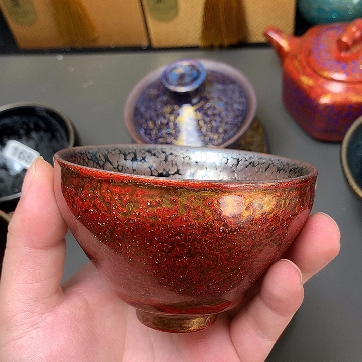 -***材茶盏建盏大漆，全手工制作