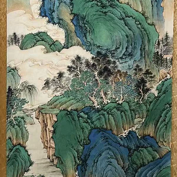 孤 直播间专用链 多款可选 大尺寸山水 花鸟 中堂立轴 精品装饰画