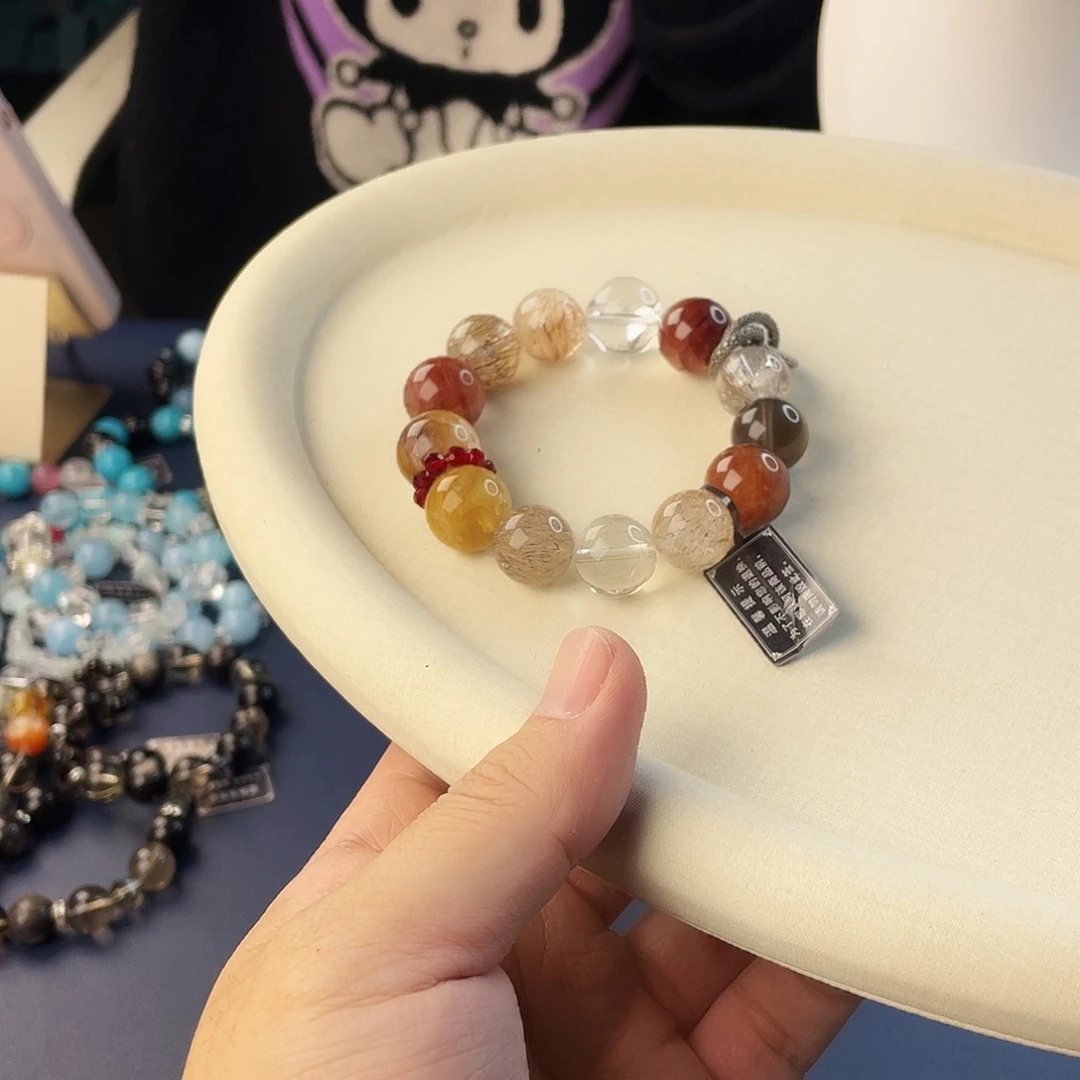 水晶手链银S925镶嵌