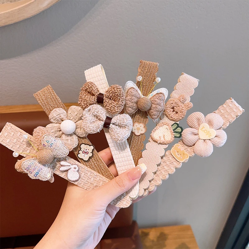 儿童魔术贴发箍女童刘海贴碎发神器发卡宝宝花朵头箍发饰女孩头饰
