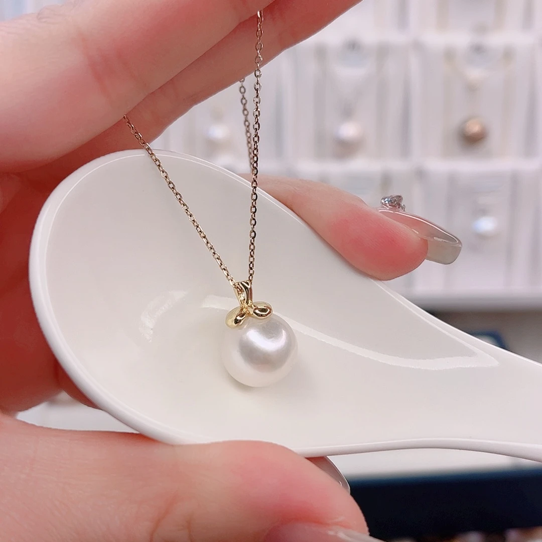 未镶嵌淡水珍珠吊坠(赠链)