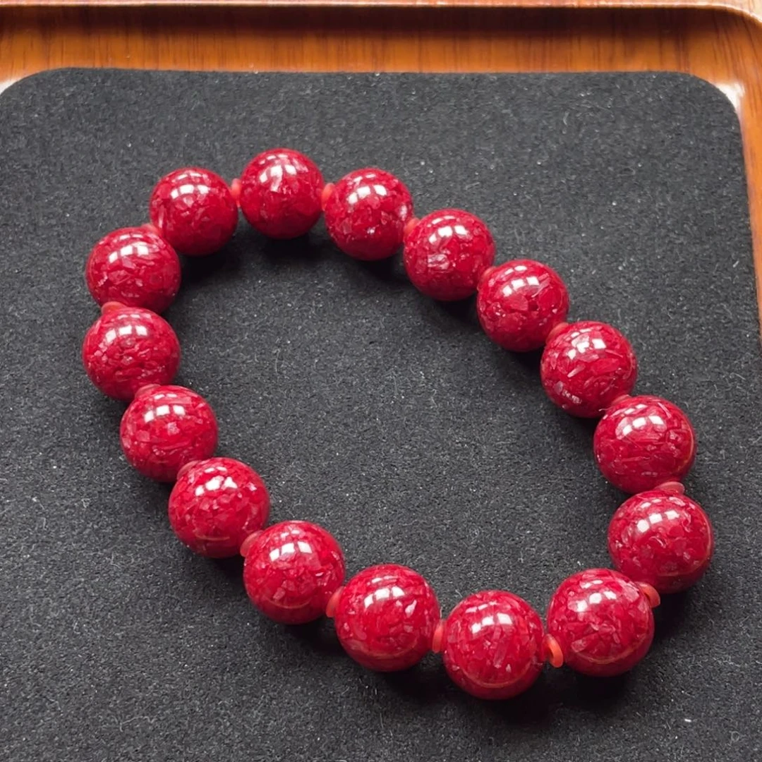 天然辰砂12mm三号井手串