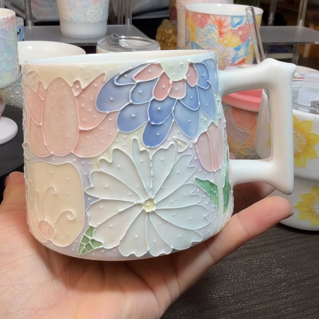 陶景德镇手绘马克杯