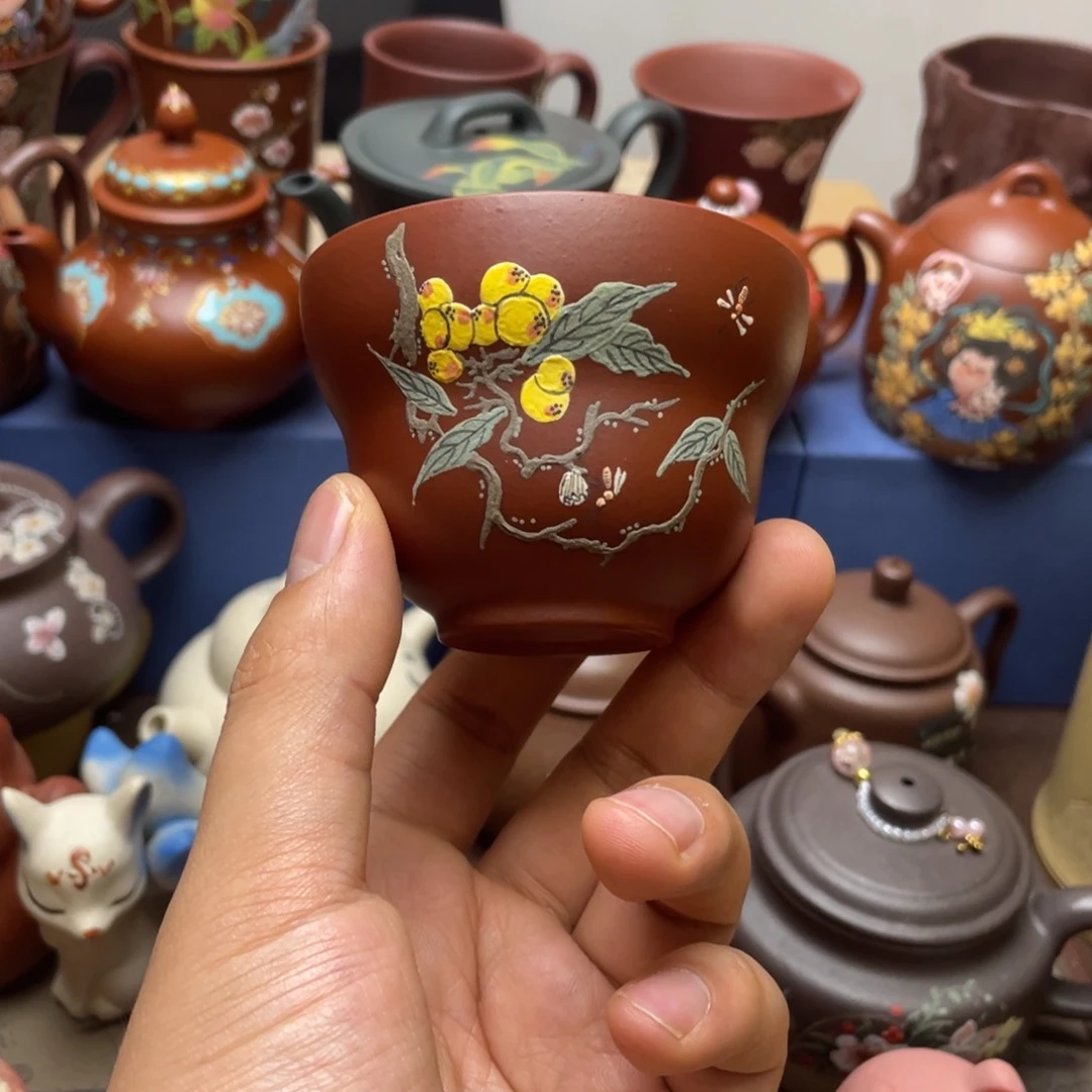 茶杯紫砂紫砂主人杯100cc