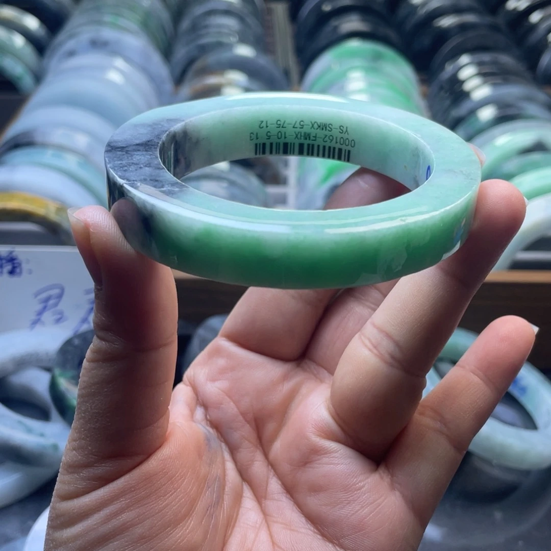定制翡翠未镶嵌纯天然翡翠手镯定制