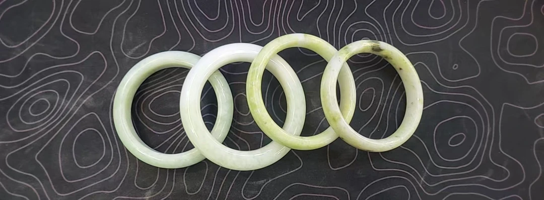 岫玉手镯男女同款随机发一