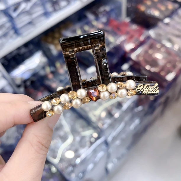 S650香槟色闪亮8公分抓夹