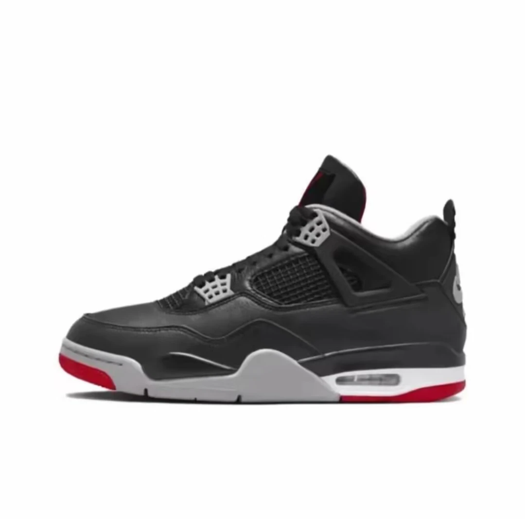 NIKΕ Air Jordan 4黑水泥黑红潮鞋高帮运动休闲球蓝鞋