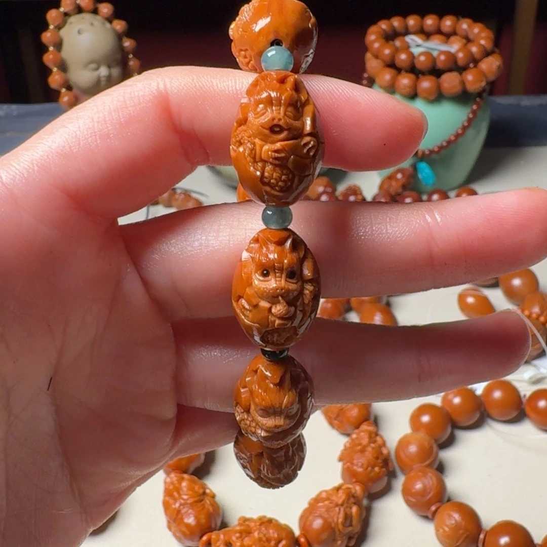 橄榄核手串/手链手工龙宝