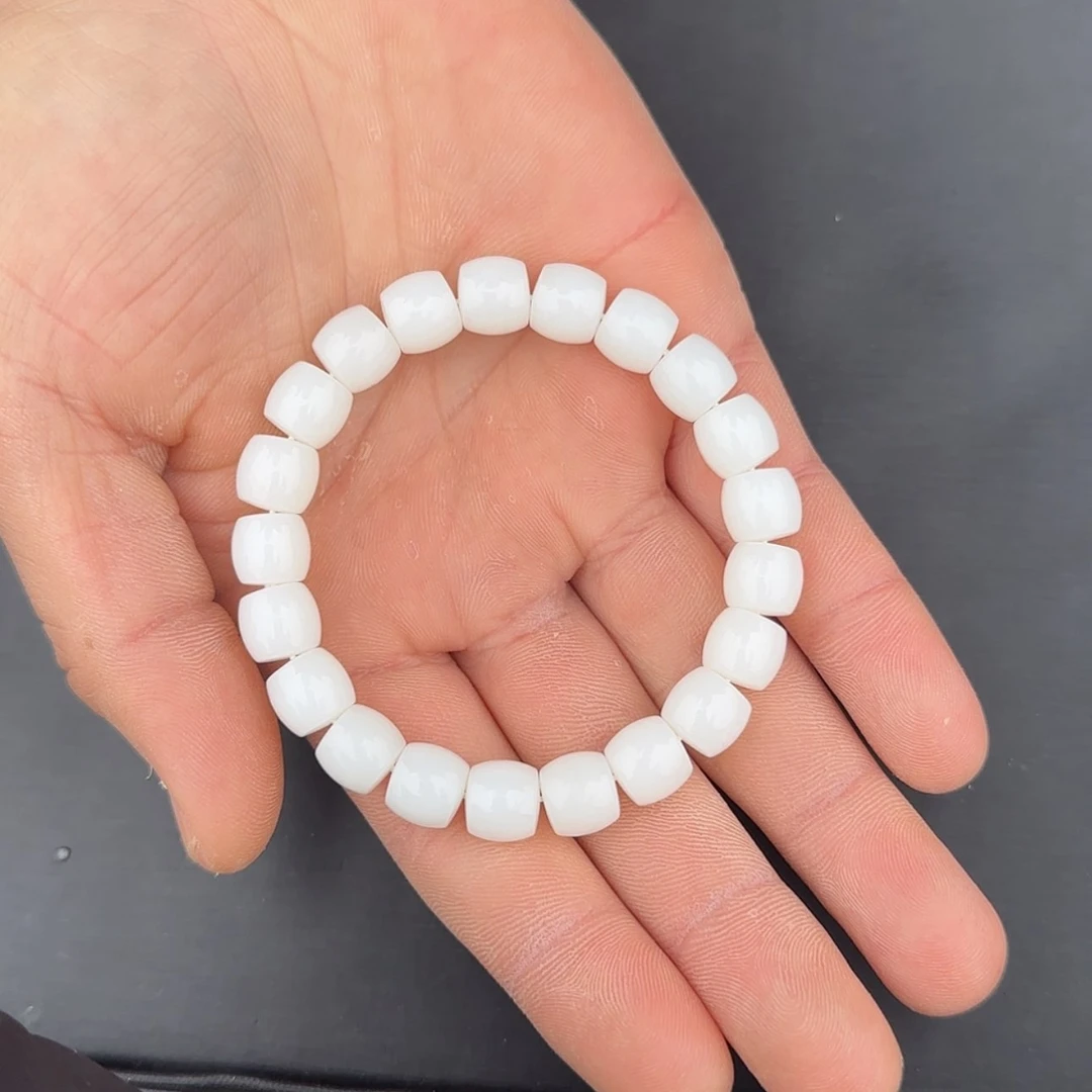 【闪购商品】和田玉手串未镶嵌白玉直切手串