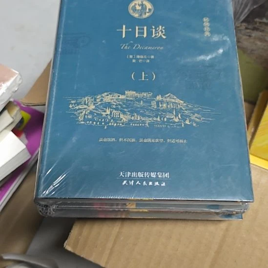 十日谈两本一套，精装全新库存书