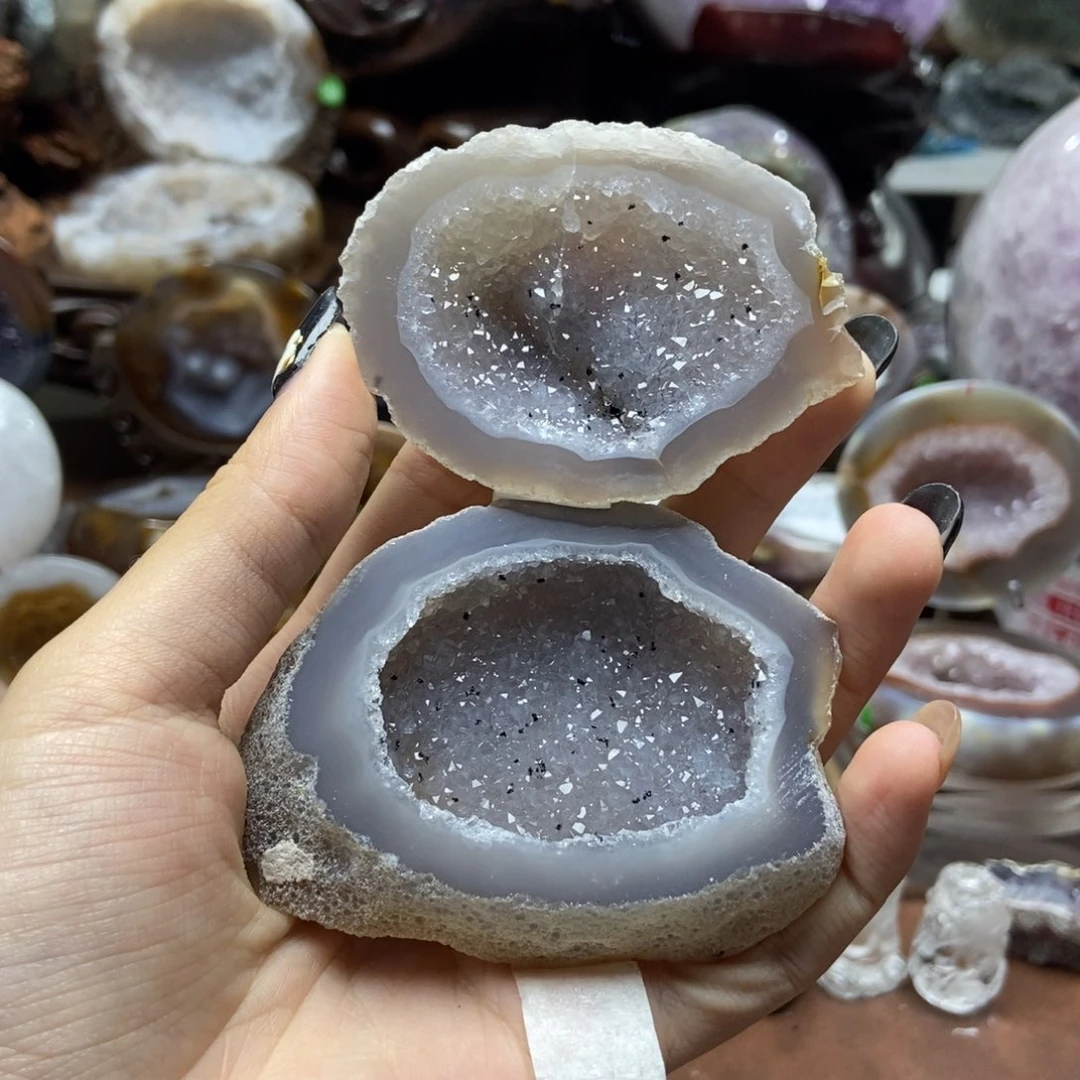 摆件紫晶未镶嵌水晶